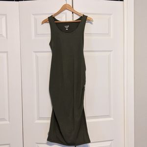 Olive Green Maternity Dress